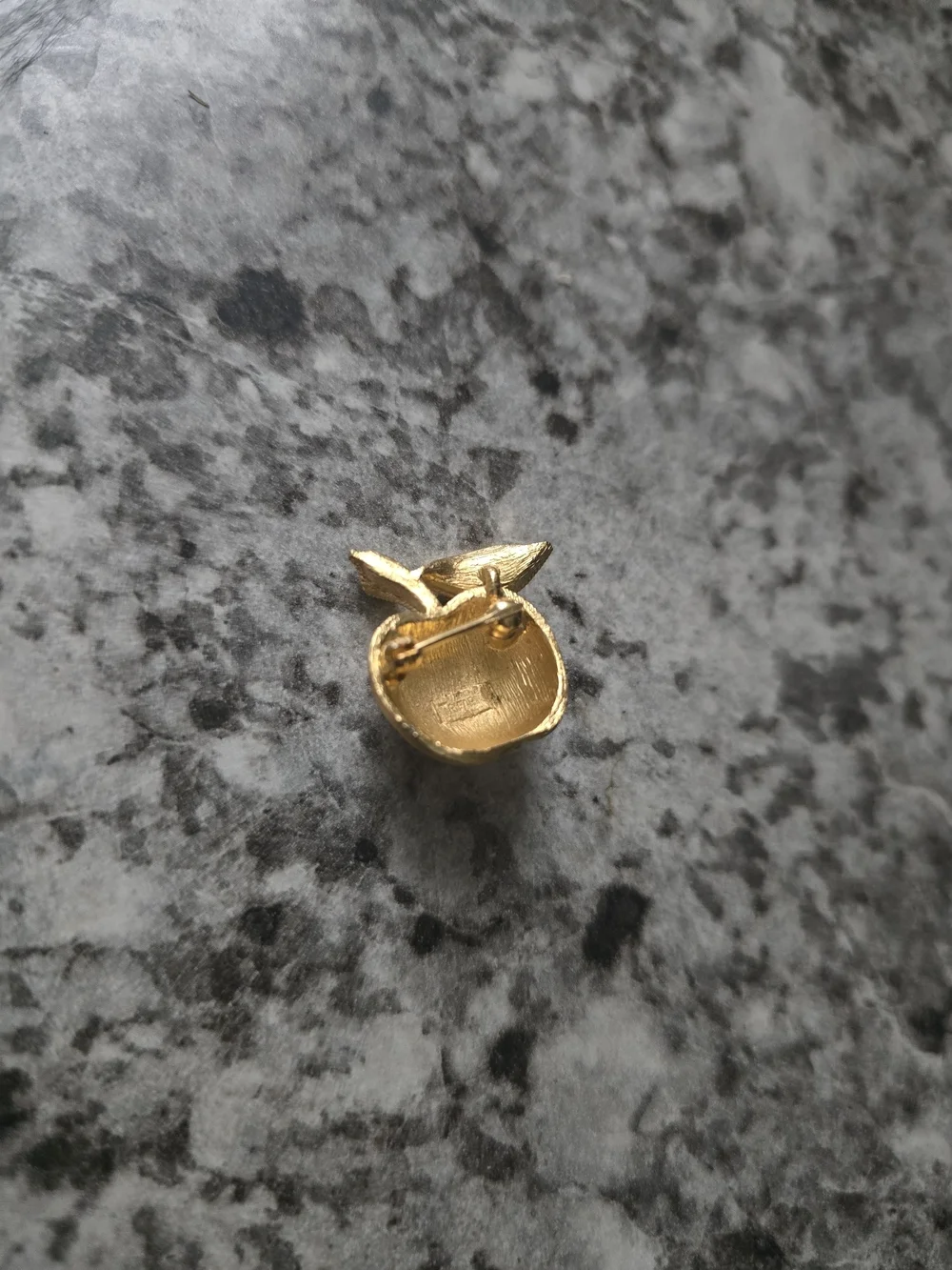 Trifari | Vintage 1950s Gold Apple Pin Brooch